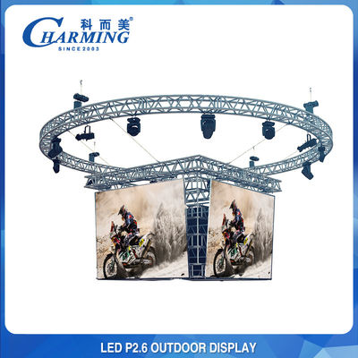 Ultradunne SMD2121 Outdoor LED-reclamebord, P2.6 4K-concert LED-schermverhuur