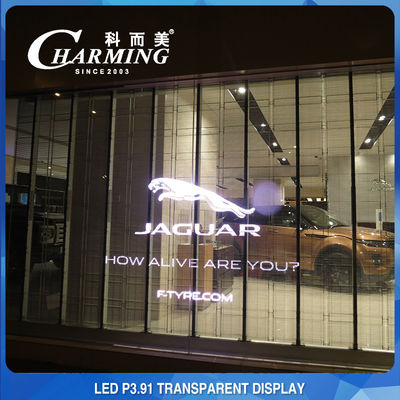 Stofdichte HD Transparante LED Video Wall Window Display Lichtgewicht P3.91