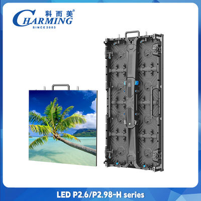 Indoor P2.6 Verhuur LED-scherm Aluminium legering Frontonderhoud LED-videowand