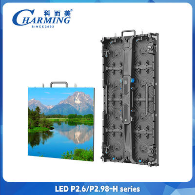 Indoor P2.6 Verhuur LED-scherm Aluminium legering Frontonderhoud LED-videowand